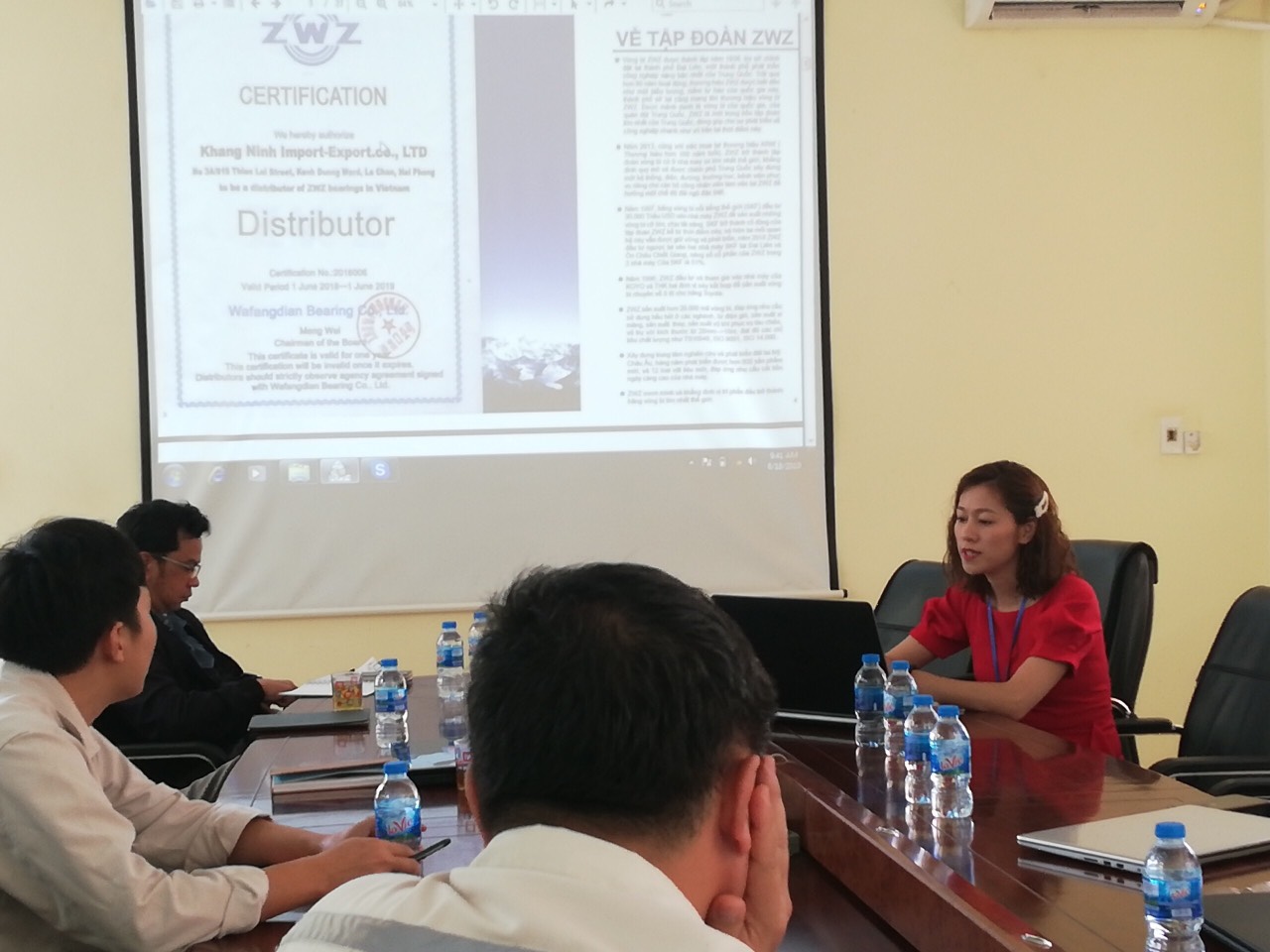 ZWZ Khang Ninh thăm khách hàng